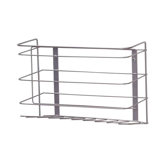 Household Essentials 8.5" Silver Kitchen Wrap Organizer for Cabinet Door